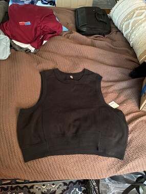 FP Movement by Free People Cropped Sweatshirt Vest